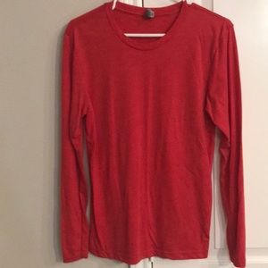 Next Level Apparel red long sleeve shirt small